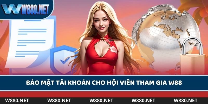 Bảo mật tài khoản cho hội viên nhà cái W88